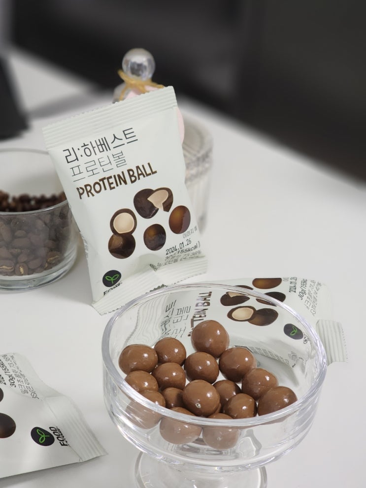  다이어트 간식 "리하베스트 프로틴볼" 푸드업사이클링으로 만든 고단백프로틴