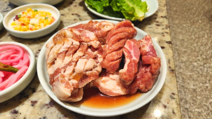 성내동 맛집 오륜정 돼지갈비 존맛 재방문 후기 성내동 맛집 오륜정 돼지갈비 존맛 재방문 후기