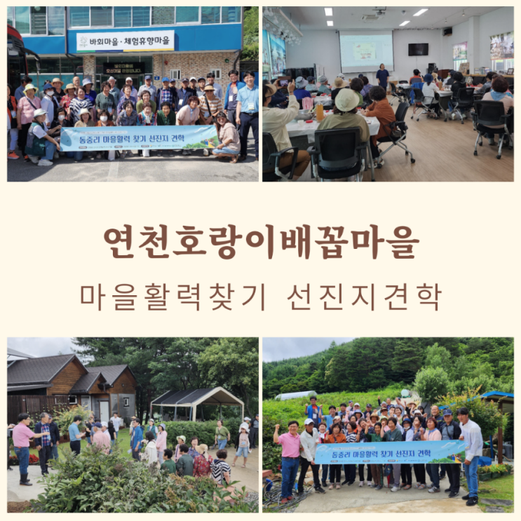  연천호랑이배꼽마을 접경지역 주민자생적 마을활력사업
