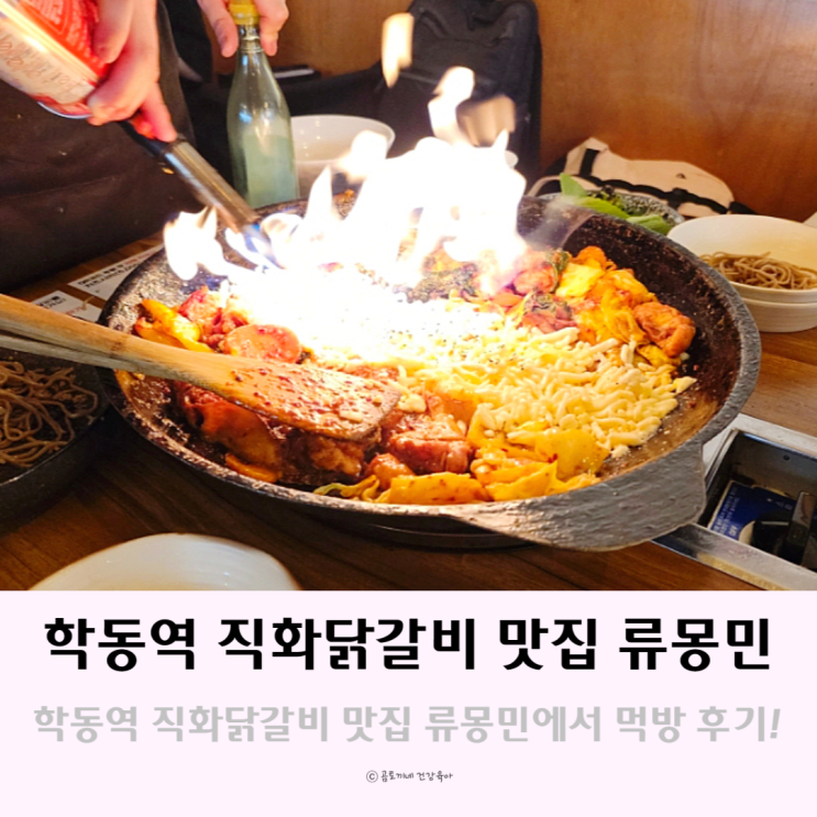 학동역 맛집 직화닭갈비 류몽민 강남핫플