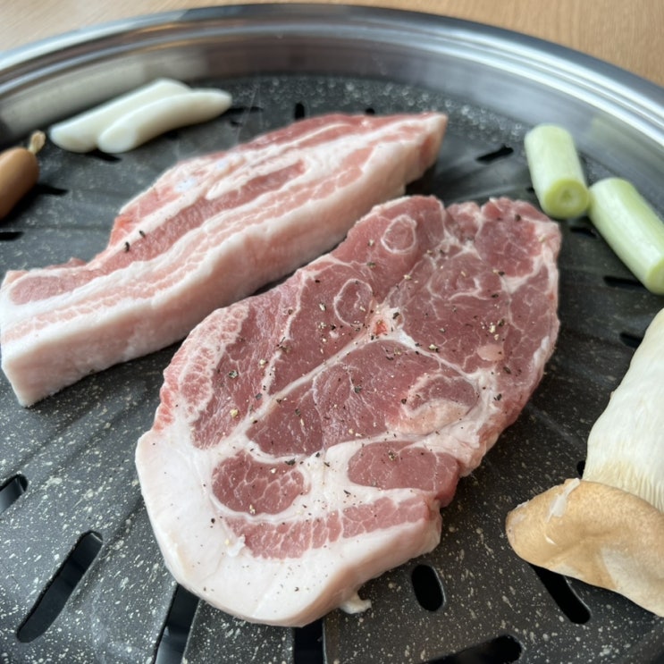  평택 용이동 맛집 도원생고기 고기랑 김치두루치기까지