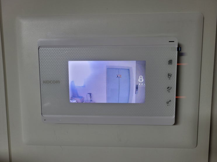  화성 진안동 화성태안주공11단지아파트 코콤비디오폰 K6B VP-70C 교체 설치