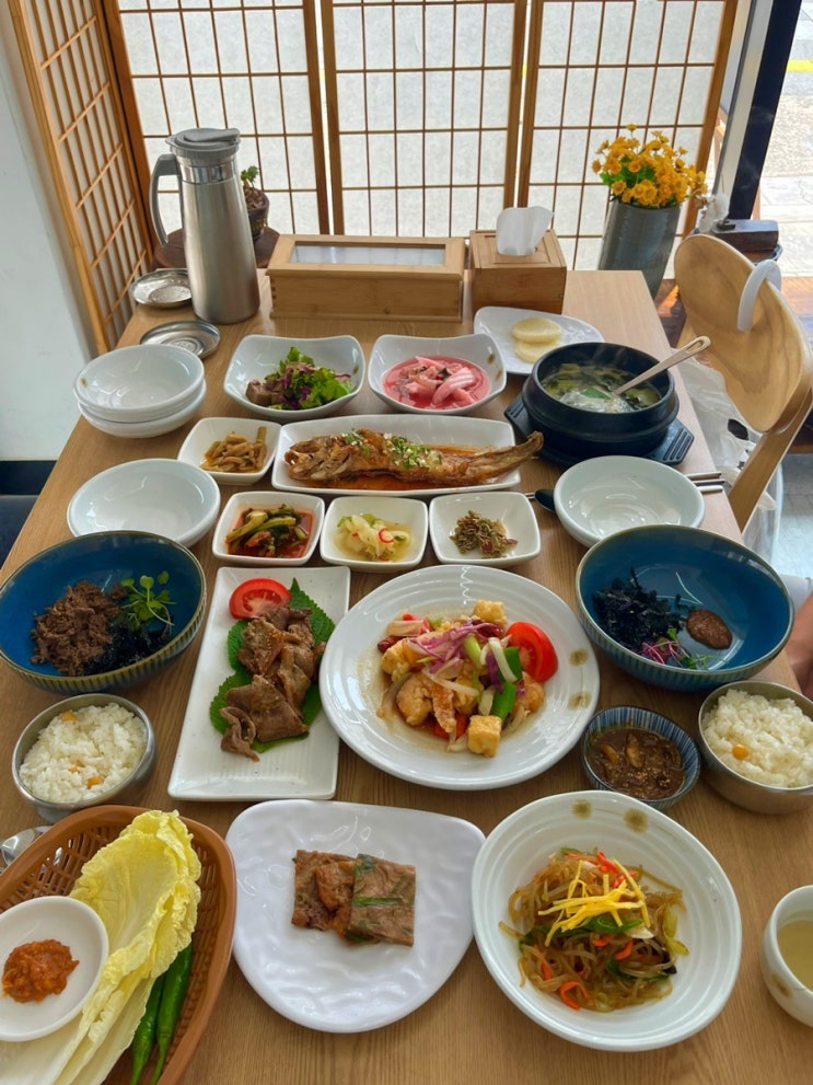  [제주] 제주도 데이트코스로 좋은 동문시장근처 한정식집 채우다