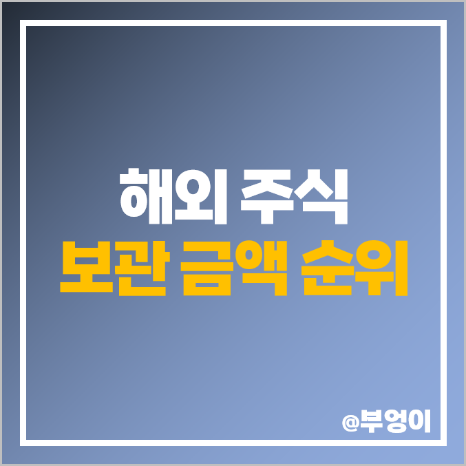해외 주식 보관 금액 순위 : TQQQ ETF 1위, SOXL QQQ SPY TMF ETF 주가 해외 주식 보관 금액 순위 : TQQQ ETF 1위, SOXL QQQ SPY TMF ETF 주가