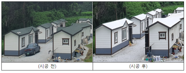 행안부, 산불피해 이재민 임시주거용 조립주택에 쿨루프(Cool Roof) 지원한다 행안부, 산불피해 이재민 임시주거용 조립주택에 쿨루프(Cool Roof) 지원한다