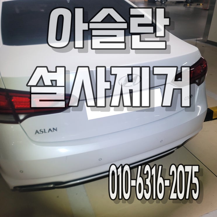  아슬란 자동차 설사 똥 얼룩 악취 제거 시트 의자 분리 청소