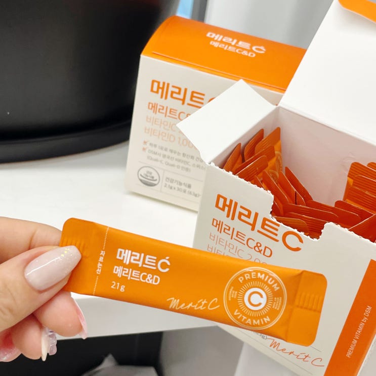  필수 영양제 비타민D 비타민C 한번에 메가도스 휴온스 메리트C&D