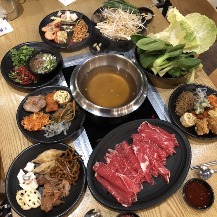  송도샤브샤브맛집 가인채 송현아맛집 킹정