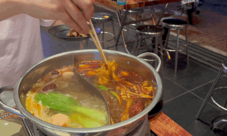  태국 치앙마이 한달살기 ep.6 / 님만해민 바베큐 꼬치구이 맛집 훠궈 마라탕 소주 술집 펑키그릴