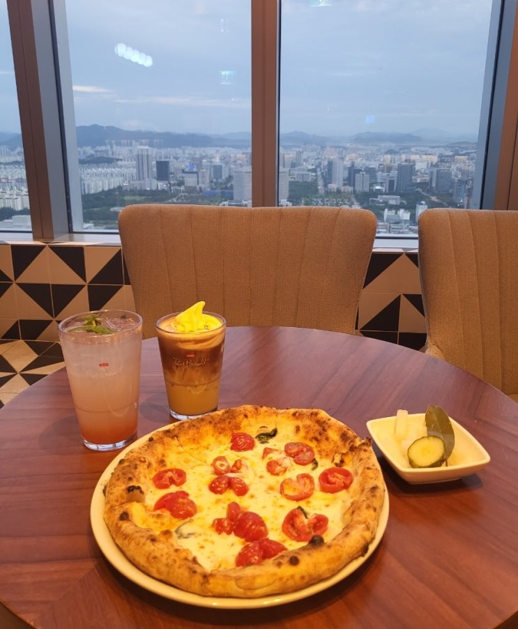 대전 신세계 백화점/ 폴바셋 대전엑스포 스카이점 39층/ 일뽀르노 피자 야경 맛집