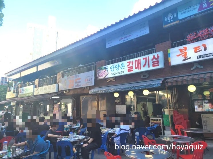  안양(평촌)맛집) 야외노상 안양촌 갈매기살 방문기