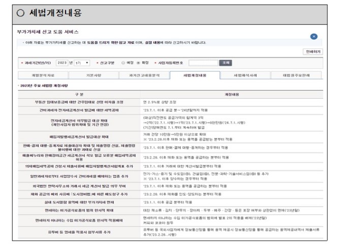  2023년 부가세 개정