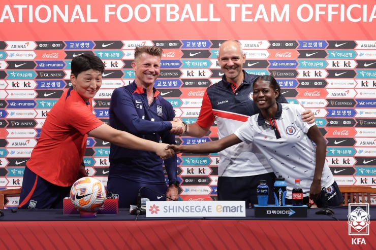 마지막 <b>평가전</b>일정 7월8일... 아이티  <b>여자</b>월드컵<b>축구</b>대표팀... 