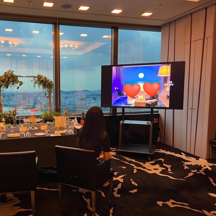  63빌딩 워킹온더클라우드 프로포즈받은날 프라이빗 룸 프로포즈후기 ️