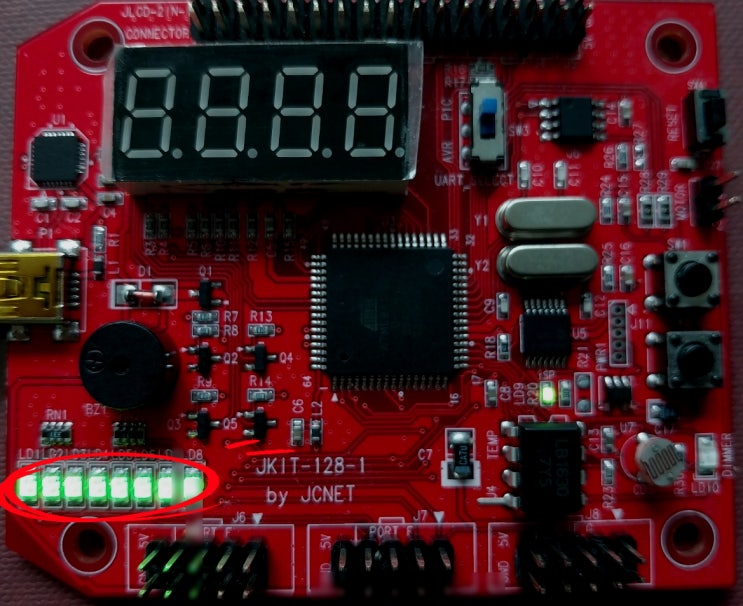  ATmega128, LED 이론/기초 실습