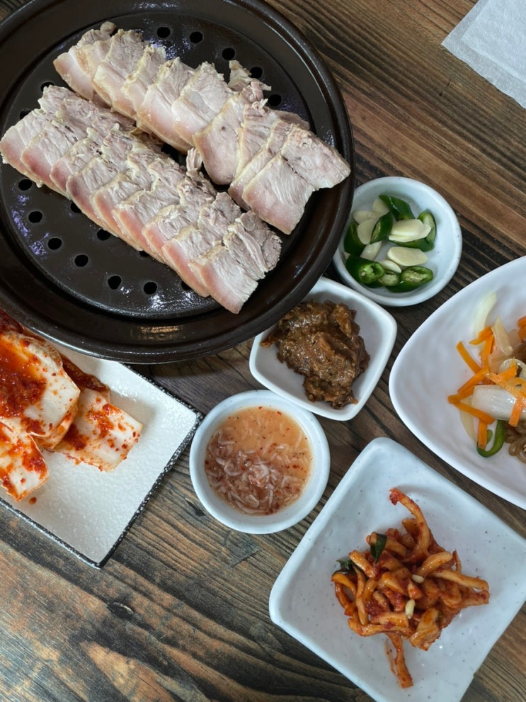 황악산근처맛집 김천맛집 직지사맛집 산아래보쌈칼국수