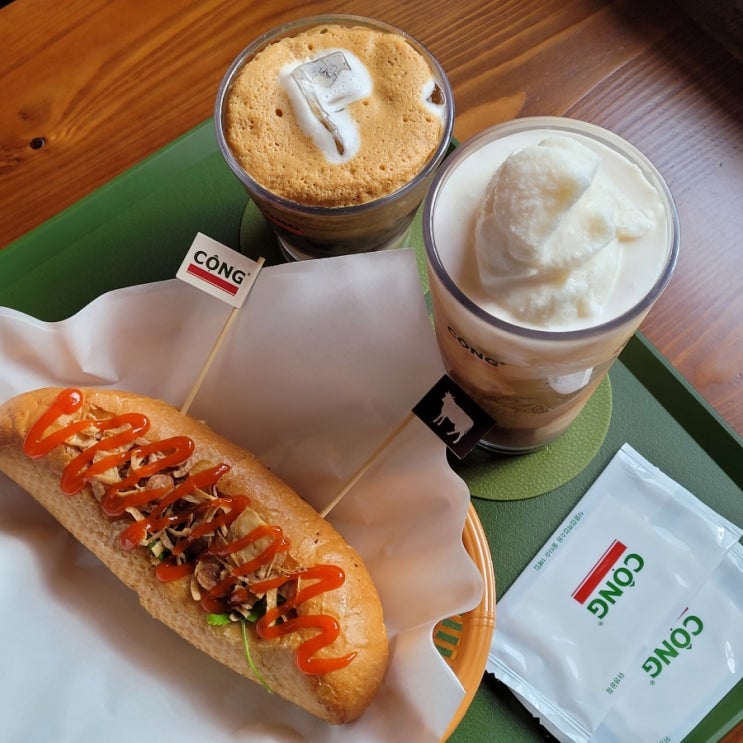  부산서면카페 전포역카페맛집 콩카페부산서면점 베트남 커피 반미 맛집