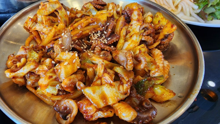 기흥 롯데 프리미엄 아울렛 사월에보리밥과 쭈꾸미 용인 아이랑 맛집 갈만한곳