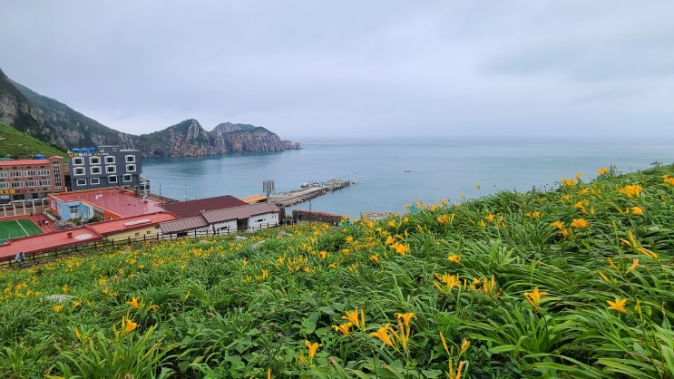  홍도 풍경.깃대봉