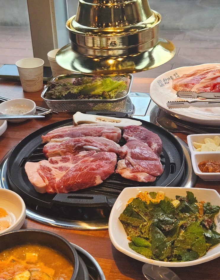  다정동 한마음 정육식당 놀이방 식당 고기 먹을땐 여기