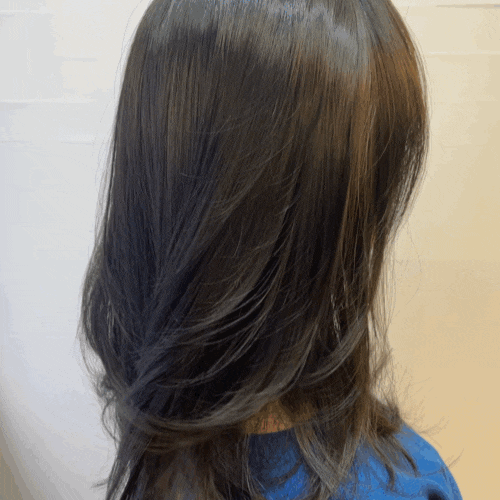 [헤어샵 리뷰] 박준 뷰티랩 사당점 | 중단발 여름 톤다운 애쉬 블루 브라운 매트 염색. 붉은끼 밝은 갈색 머리에서 매트한 톤다운 염색으로  분위기 전환하기 성공