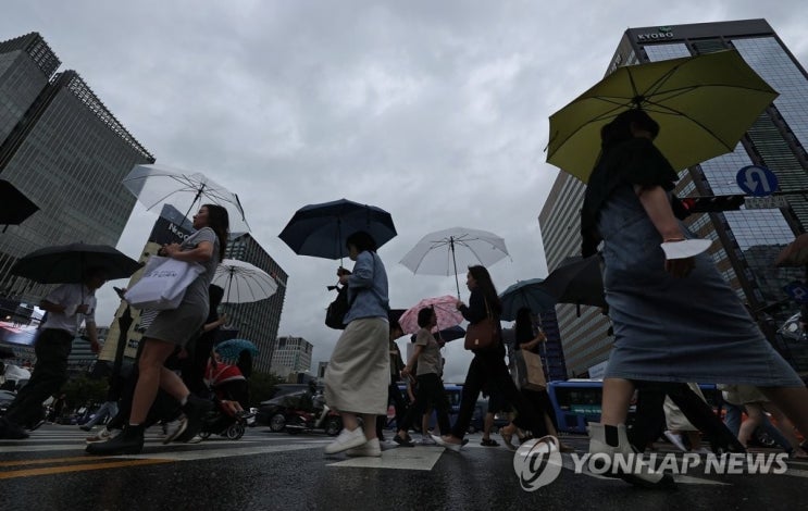 다음주 일주일 내내 비 예보…7월 '장마 괴담' 설마 다음주 일주일 내내 비 예보…7월 '장마 괴담' 설마