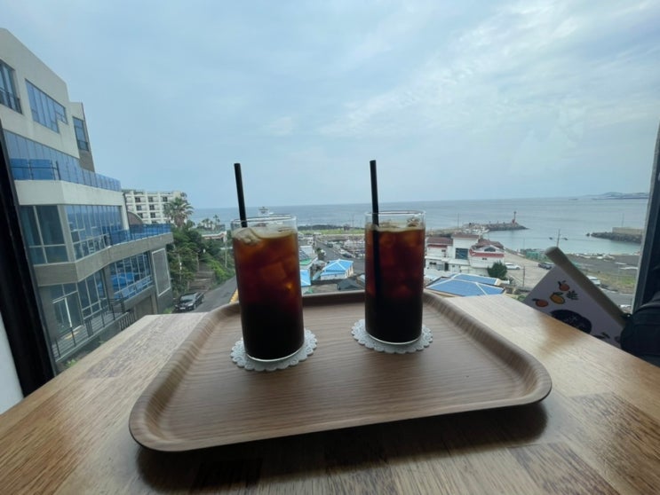  [제주도 애월 카페/가문동 포구 카페] 제주도 오션뷰 좋은 카페 '종이시계'