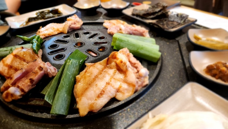  팔각도 청주오창점 숯불닭갈비 드디어 먹어봄