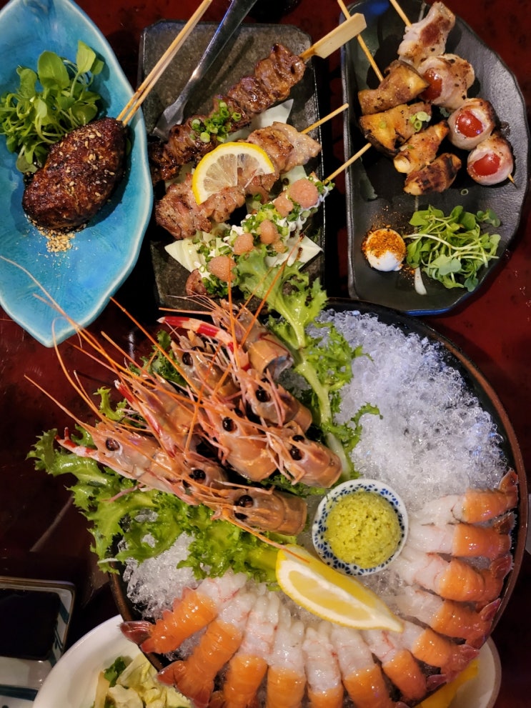  [동래별장] 딱새우와 꼬치가 맛있는 방이동 이자카야