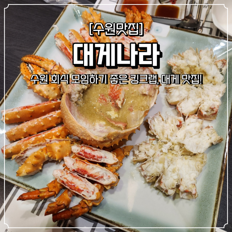  수원 킹크랩 맛집 인계동 회식장소 대게나라
