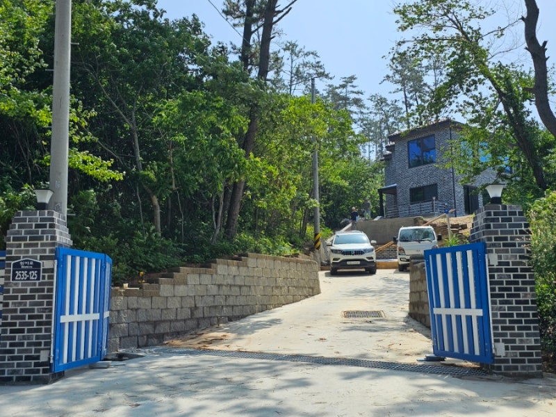 전원주택 대문 직접만들기 : 네이버 블로그