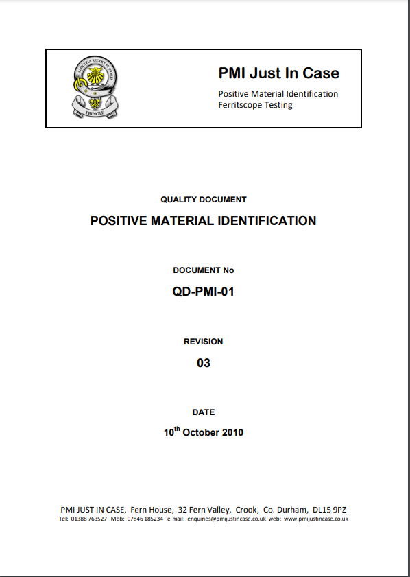 PMI(Positive Material Identification) : 네이버 블로그