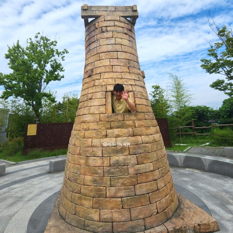 외동휴게소(포항방향) 볼거리 먹거리 편의시설 경주 첨성대 포토존