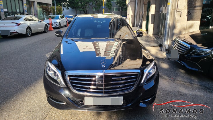  벤츠s클래스 w222 안드로이드 셋탑 m2c-200a 고화질PLUS 아이나비Z9000 장착