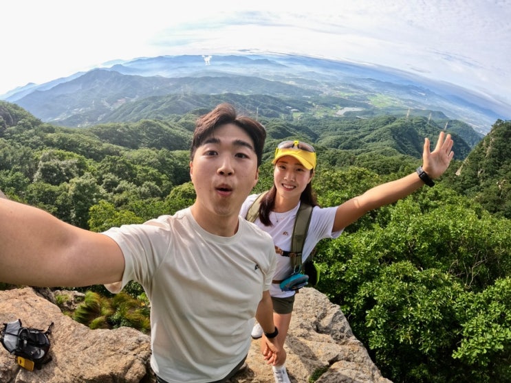 여름 계곡산행 파주 감악산 출렁다리 하늘길 등산코스 ( 감악정 - 청산계곡길 )