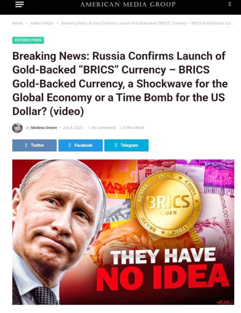 러시아 이더리움] [미국 XRP] 금본위제 브릭스 : 네이버 블로그