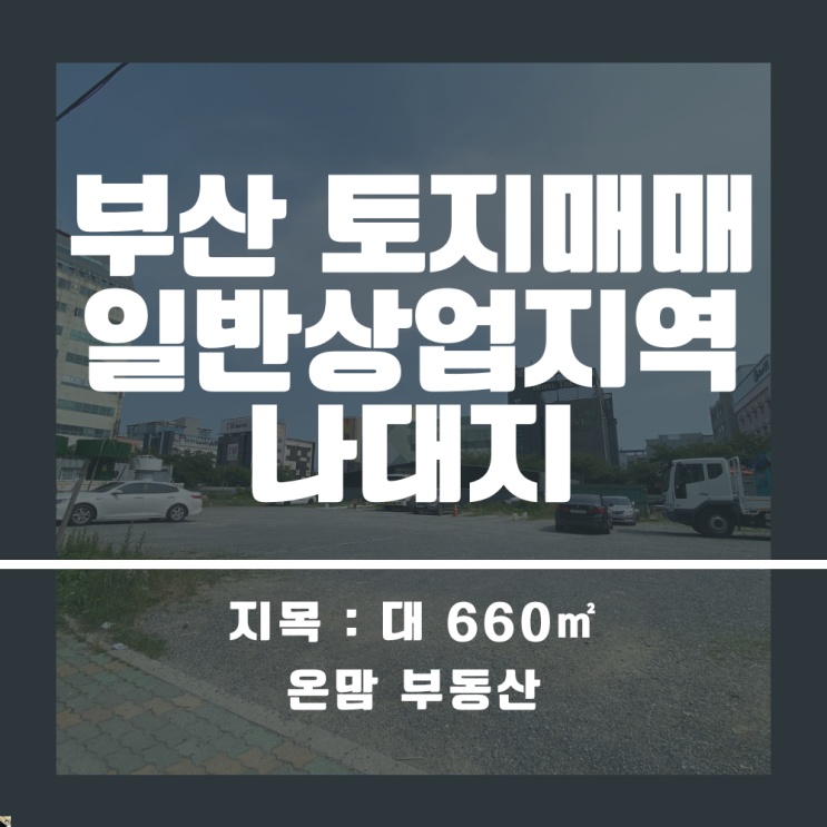  부산 토지매매 강서구 신호동 일반상업지역