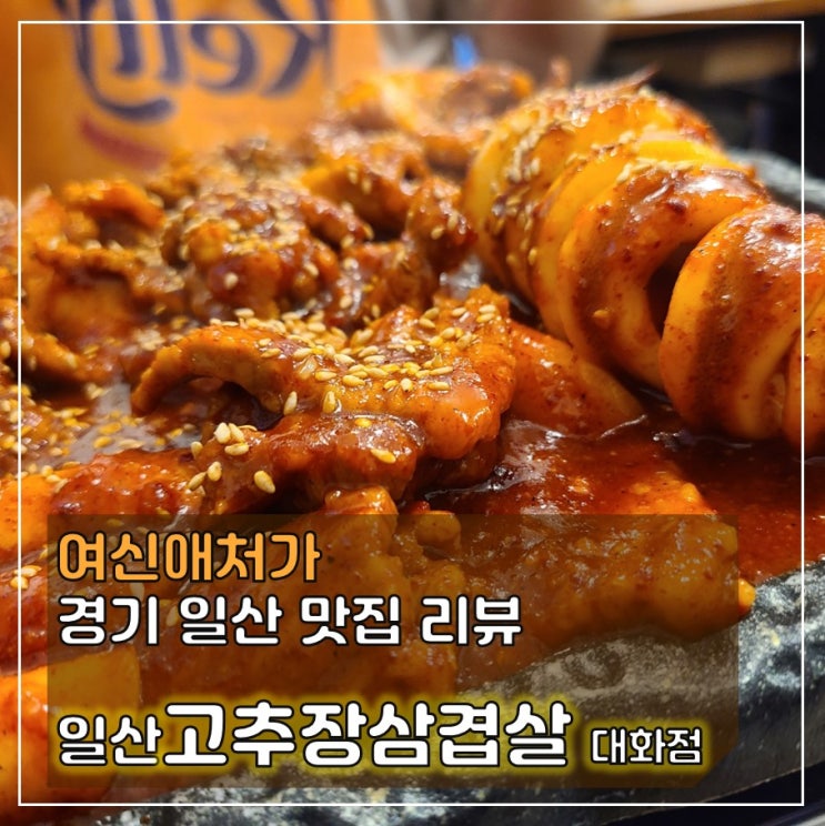  매콤한 삼겹구이와 통오징어의 매력적인 대화! 대화역 맛집, 일산고추장 삼겹살