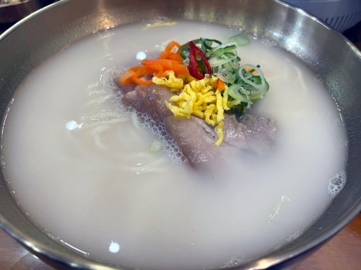  [ 제주공항 근처 맛집/제주 용담동 맛집] 내돈내산 고기가 가득한 국수 맛집 '고국수'