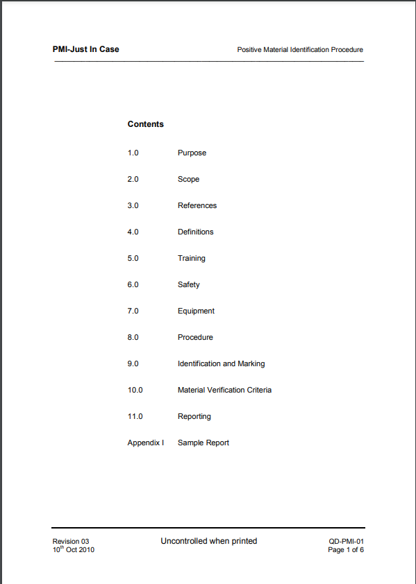 PMI(Positive Material Identification) : 네이버 블로그