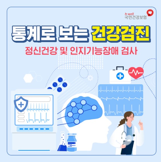  혹시 우울증,치매? 국가건강검진으로 정신건강 질병 조기 발견해요! 통계로 보는 건강검진 ③ 정신건강 및 인지기능장애 검사[공감방문요양센터:동작구/관악구/영등포구/서초구 방문요양]