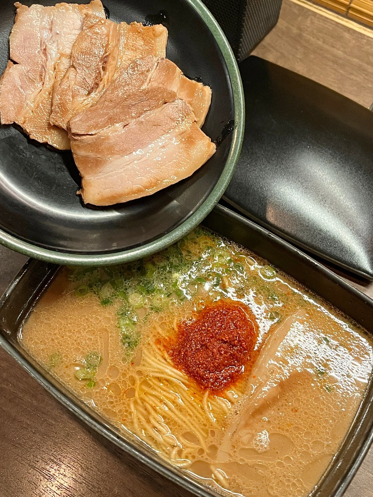  후쿠오카 텐진 이치란라멘 꿀조합으로 믿고 먹어보아요