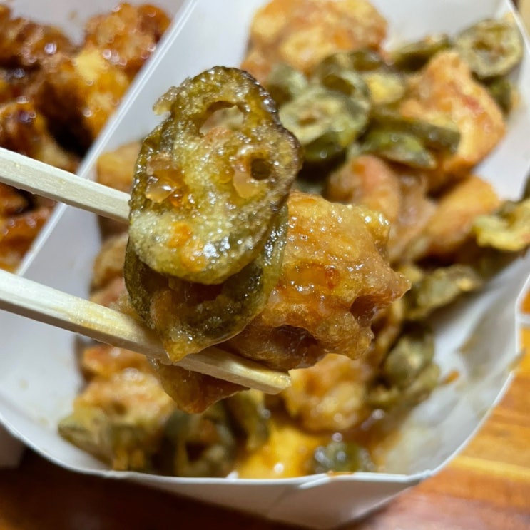  치킨플러스 ㅣ 핫쵸킹, 마늘스테미나 두마리세트 솔직후기 (추천메뉴)