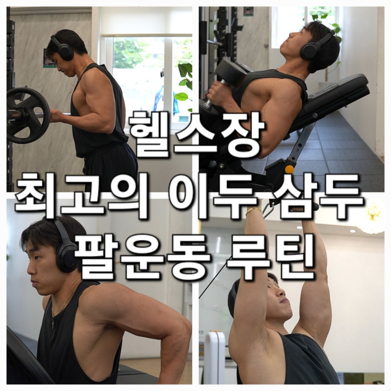 이수짐의 삼두근 운동 루틴을 이것으로 해결해보세요!
