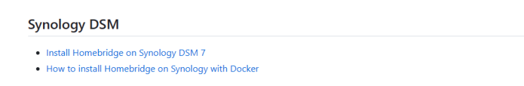  Synology nas에 Docker 없이 Homebridge 설치하는 법