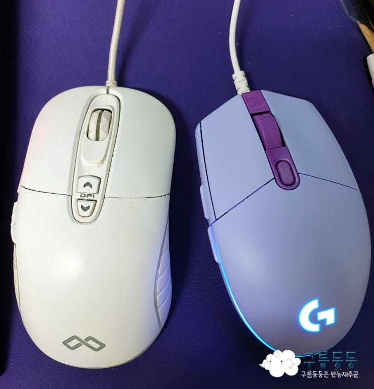 <b>맥스틸</b> G10 PRO <b>마우스</b> 쓰다가 로지텍 G102 쓰려니 답답
