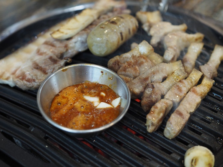  대전근교맛집 청진상회 쫄깃하고 육즙팡팡 제주흑돼지 전문점