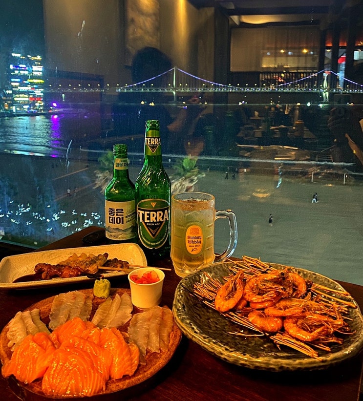  광안리 분위기 좋은 술집인 바다 뷰 보이는 카이루 이자카야, 가격, 추천 메뉴, 주차