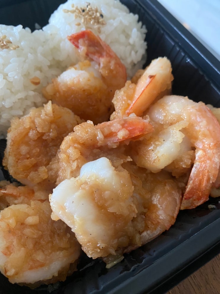  맛있는 갈릭쉬림프를 맛볼 수 있는 하와이새우트럭 양양점