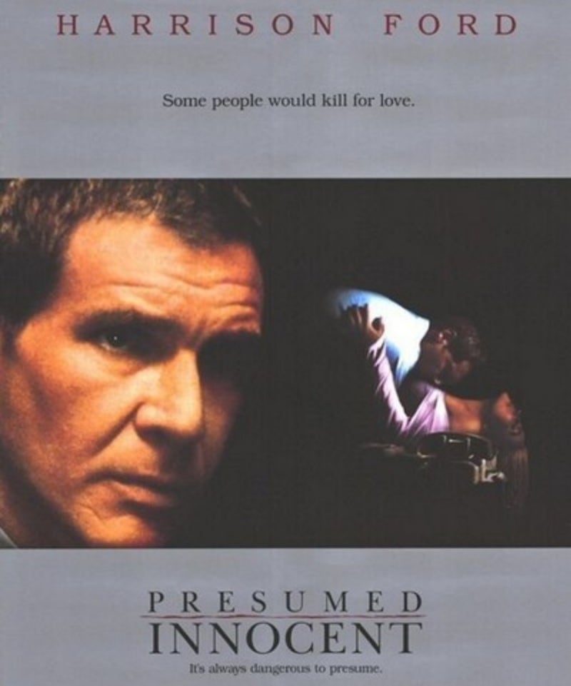 해리슨 포드 주연 영화. 의혹 Presumed Innocent 1990
